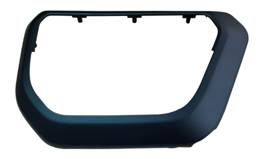 Door panel map pocket decorative frame