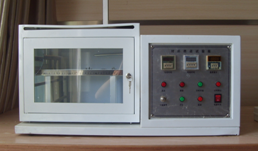 Automotive interior material combustion tester